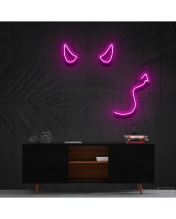 Devil Horns Neon Sign for Edgy and Unique Decor
