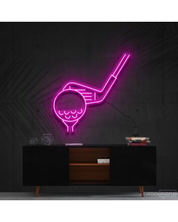Top Golf Neon Sign for Sports Lovers and Enthusiasts