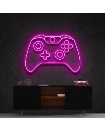 Xbox Controller Neon Sign for Gamers and Entertainment Spaces