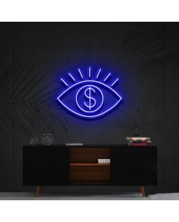 All Eye See Is Money Neon Sign for Bold and Motivational Spaces