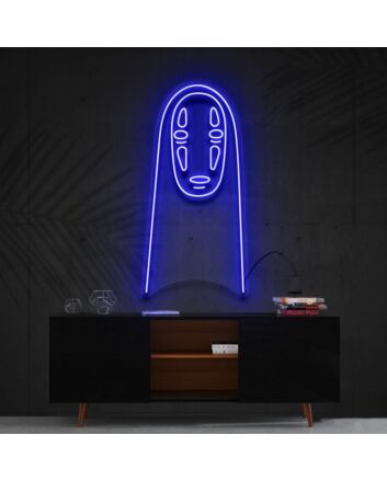 No Face Spirited Away Neon Sign for Anime and Movie Fans