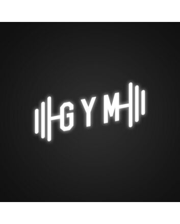 Gym Neon Sign for Fitness Enthusiasts and Gyms