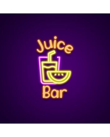 Juice Bar Neon Sign for Refreshing and Fun Spaces