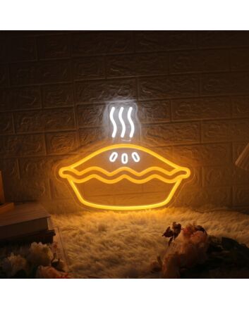 Pie Neon Sign for Bakeries and Dining Areas