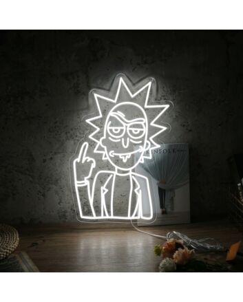 Rick Neon Sign for Fans and Fun Spaces
