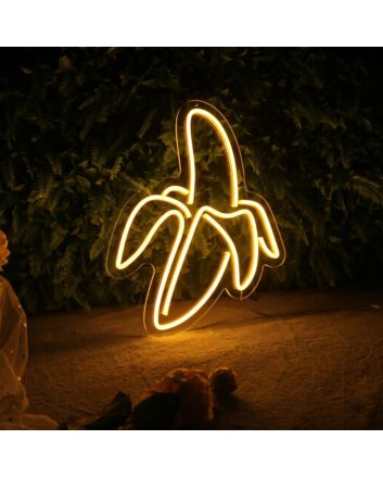 Banana Neon Sign for Fun and Whimsical Decor