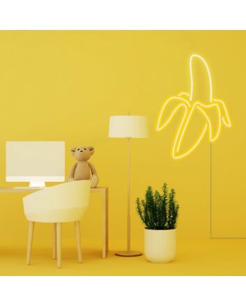 Banana Neon Sign for Fun and Whimsical Decor