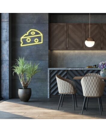 Cheese Neon Sign for Cheese Lovers and Dining Areas