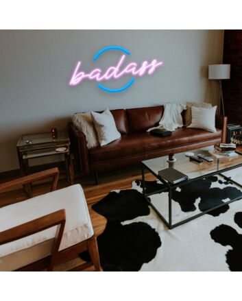 Badass Neon Sign for Bold and Playful Spaces