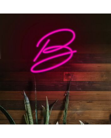 Letter B Neon Sign for Personalized and Fun Decor