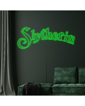 Slytherin Neon Sign for Harry Potter Fans