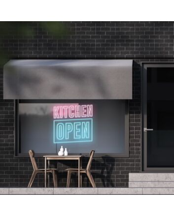 Kitchen Open Neon Sign for Restaurants and Home Kitchens
