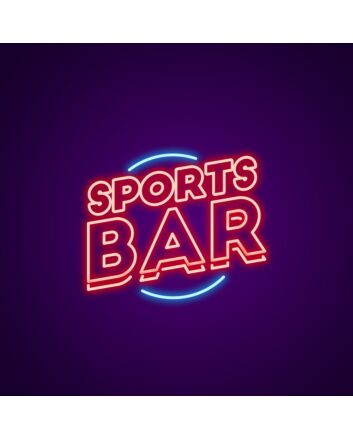 Famous Sports Bar Neon Sign for Bars and Sports Enthusiasts