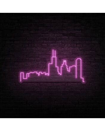 Chicago Neon Sign for City Lovers and Modern Spaces