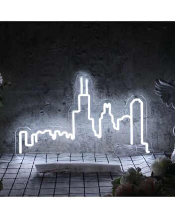 Chicago Neon Sign for City Lovers and Modern Spaces