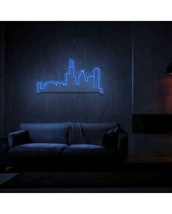 Chicago Neon Sign for City Lovers and Modern Spaces