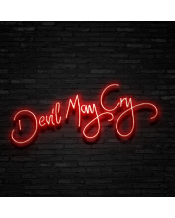 Devil May Cry Neon Sign for Video Game Fans
