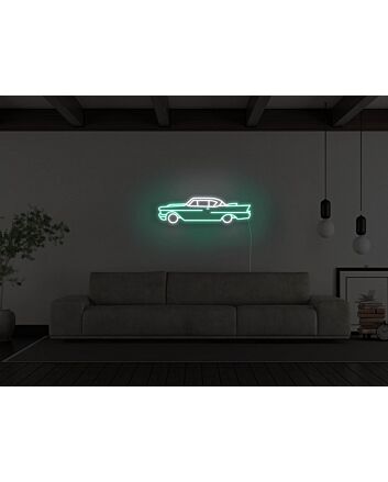 Vintage Cadillac Neon Sign for Car Enthusiasts and Retro Decor