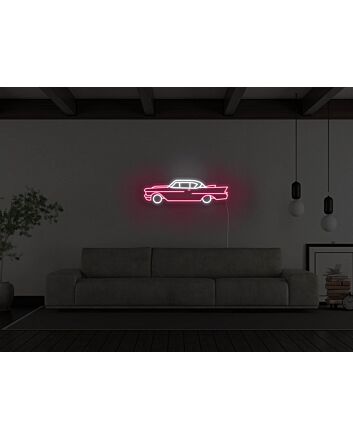 Vintage Cadillac Neon Sign for Car Enthusiasts and Retro Decor