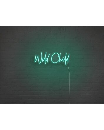 Wild Child Neon Sign for Playful and Fun Spaces