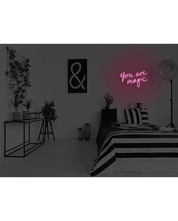 You Are Magic Neon Sign for Inspirational and Positive Spaces