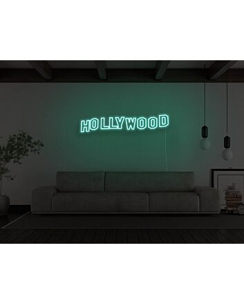 Hollywood Hills Neon Sign for Glamorous and Iconic Decor
