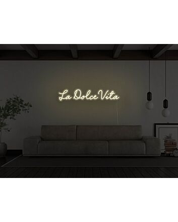La Dolce Vita Neon Sign for Elegant and Stylish Decor