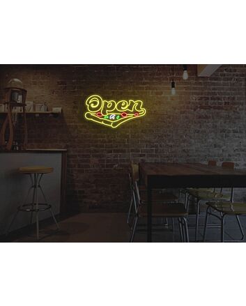 Pizza Version 2 Open Neon Sign for Restaurants
