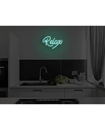 Relax Neon Sign for Calm and Cozy Spaces