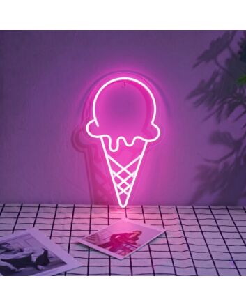 Ice cream3&#39; neon sign