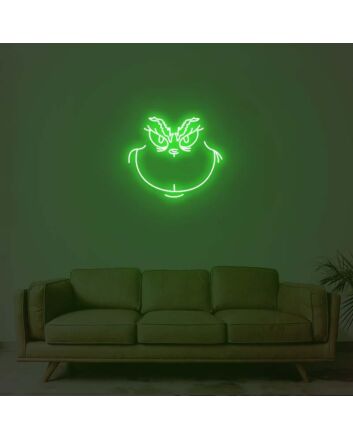 Christmas Grinch Neon Sign for Festive and Fun Spaces