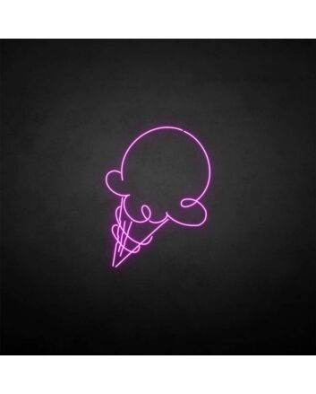Ice cream3&#39; neon sign