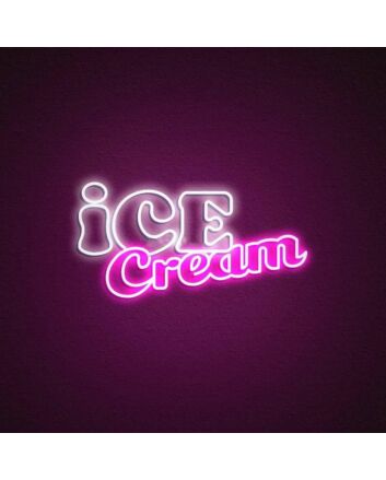 Ice Cream Neon Sign for Sweet and Fun Spaces