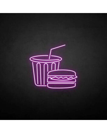 Fast food&#39; neon sign