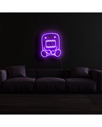 Domo Kun Neon Sign for Anime Fans