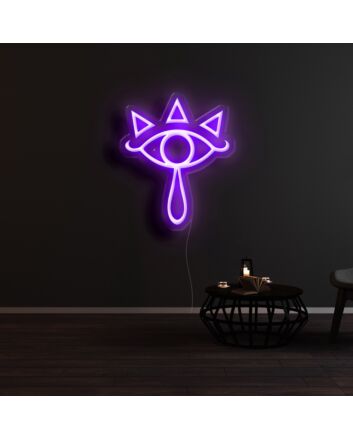 The Legend of Zelda Sheikah Lens of Truth Neon Sign for Video Game Fans