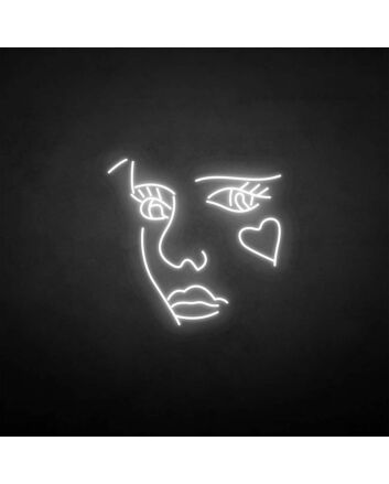 Punk girl&#39; neon sign