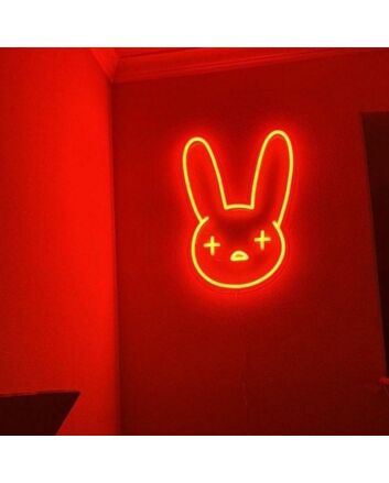 Bad Bunny Neon Sign for Music Fans and Bold Spaces