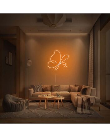 Butterfly Neon Sign for Nature and Whimsical Decor