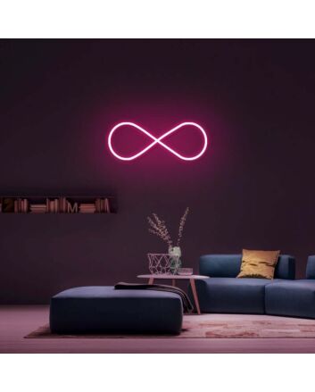 Infinity Loop Neon Sign for Motivational and Inspirational Spaces