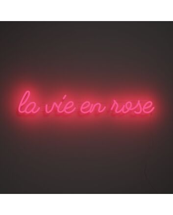 La Vie En Rose V1 Neon Sign for Romantic and Stylish Spaces