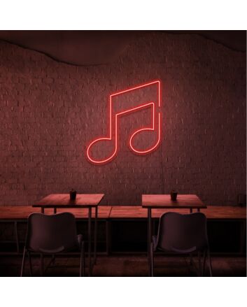 Music Note V1 Neon Sign for Music Lovers and Artistic Decor