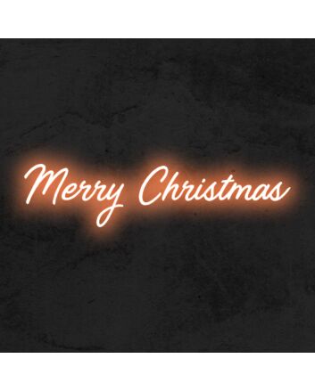 Merry Christmas Neon Sign for Festive and Celebratory Spaces