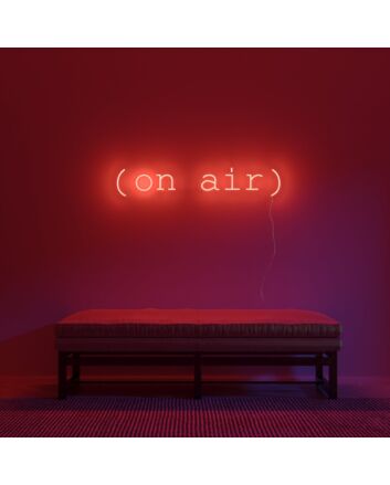 On Air V1 Neon Sign for Studios and Broadcasting Spaces