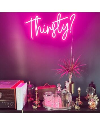 Thirsty Neon Sign v2 for Bars and Social Spaces