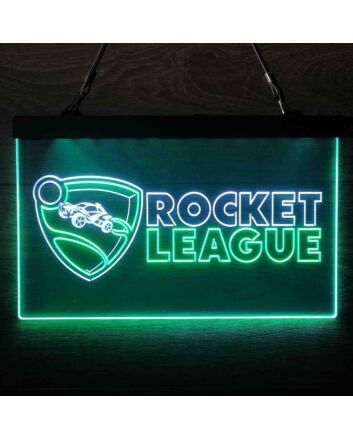 Rocket League Dual LED Neon Sign for Gaming Fans