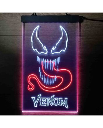 Venom Superhero Dual LED Neon Sign for Superhero Fans
