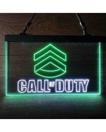 Call Of Duty Dual LED Neon Sign for Gaming Fans