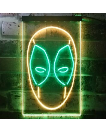 Deadpool Dual LED Neon Sign for Superhero Fans