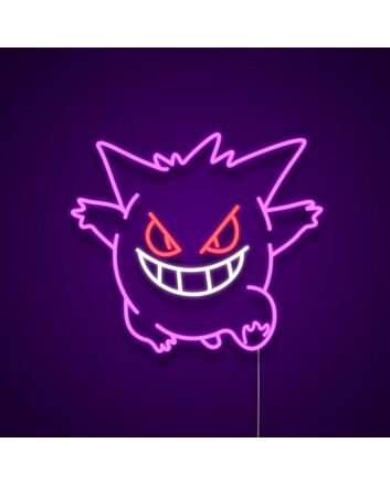 Gengar V1 Neon Sign for Anime Fans